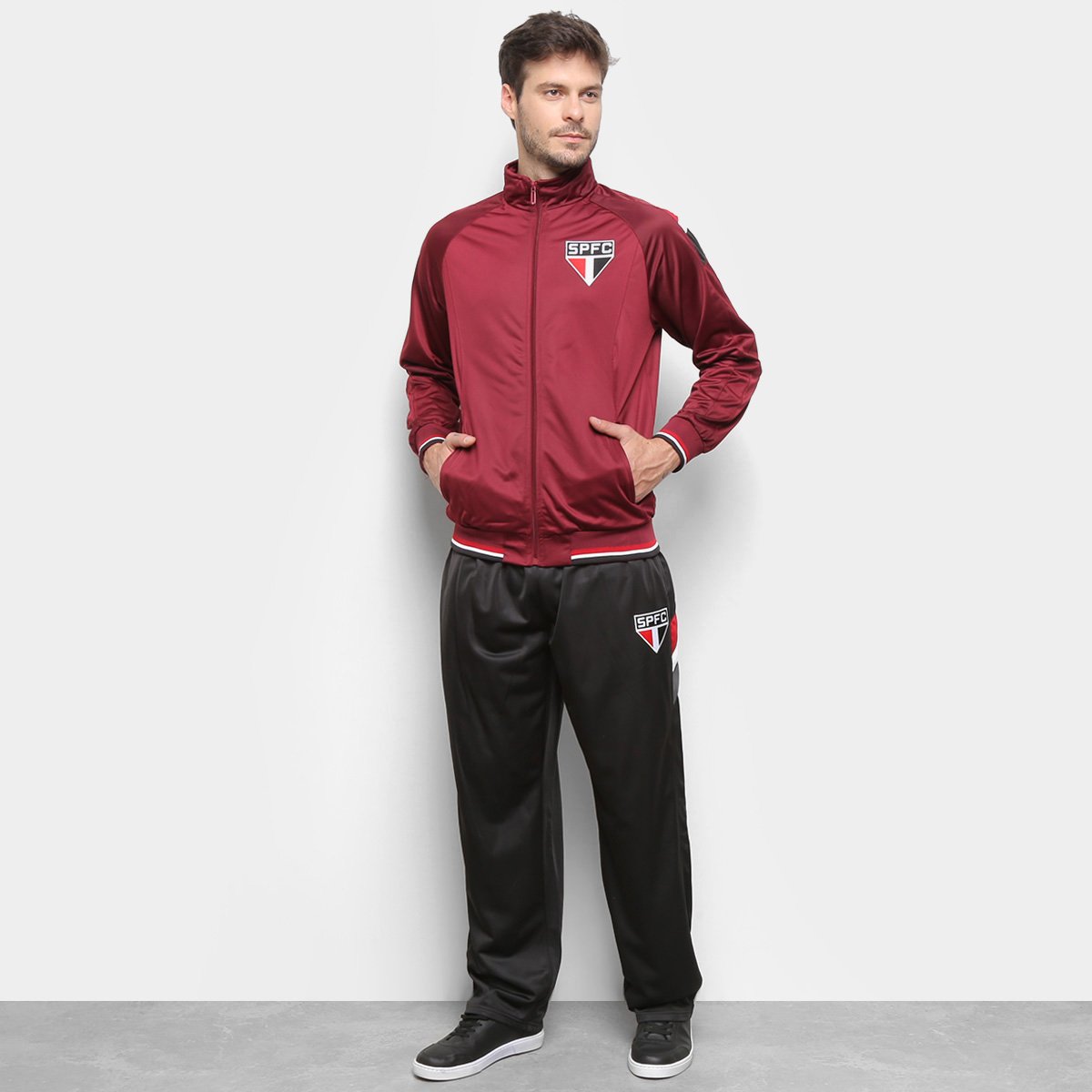 Agasalho São Paulo Stripes Trilobal Masculino