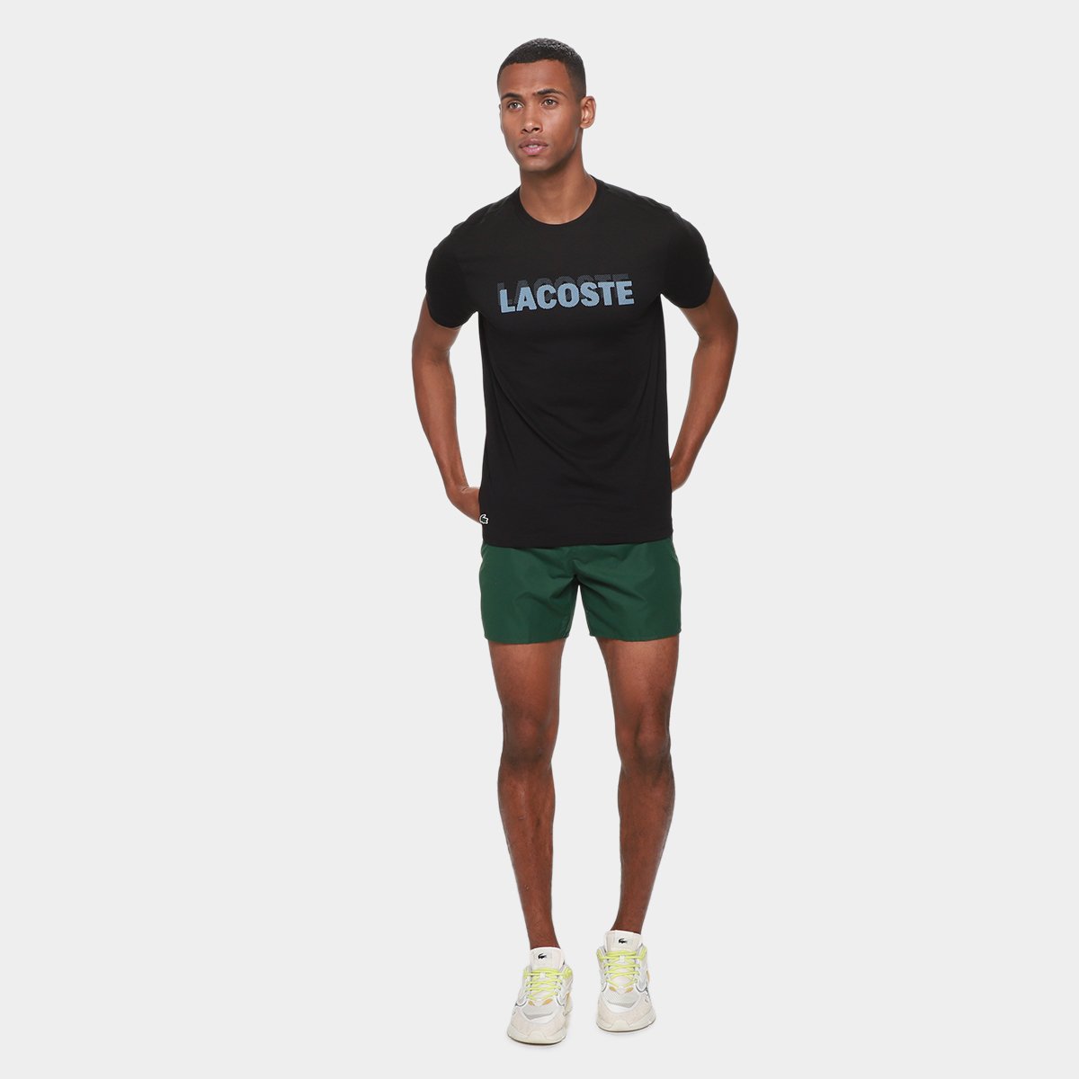 Camiseta Lacoste Casual Masculina - Tam: EP - 4
