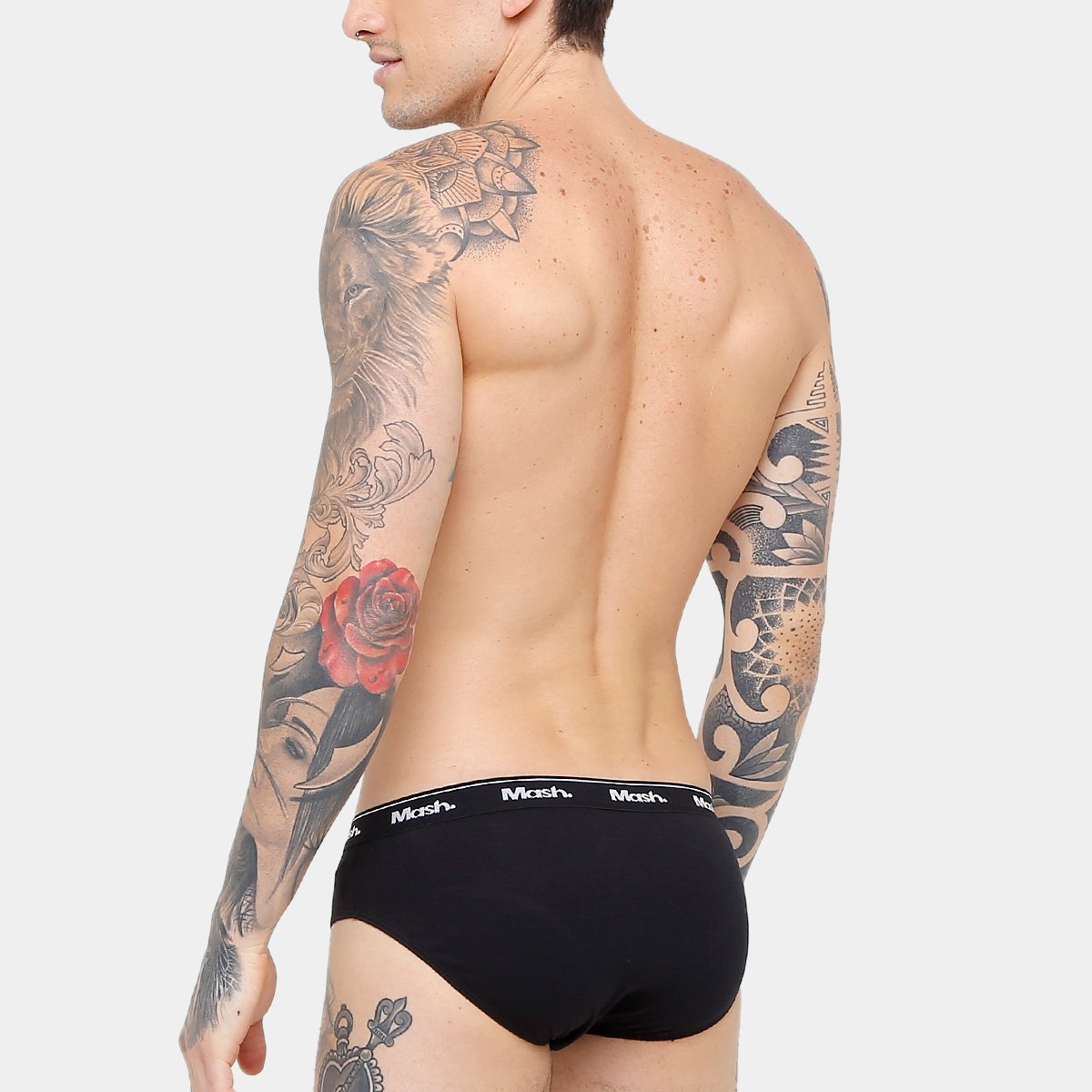 Kit Cueca Slip Mash 03 Peças - Tam: P - 2