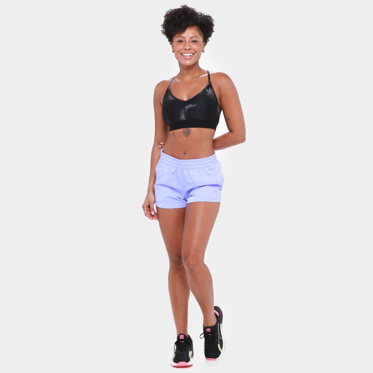 Top C/ Bojo Removível Puma Low Impact Risktaker Bra - Tam: M - 3