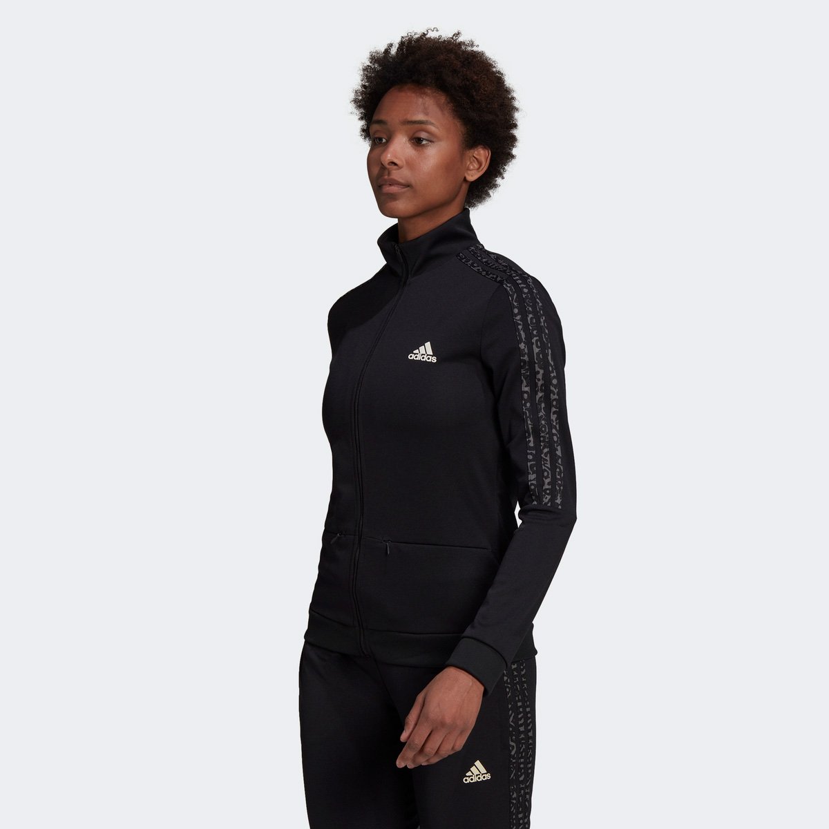 Jaqueta Adidas Sereno 3 Linhas Slim Feminina