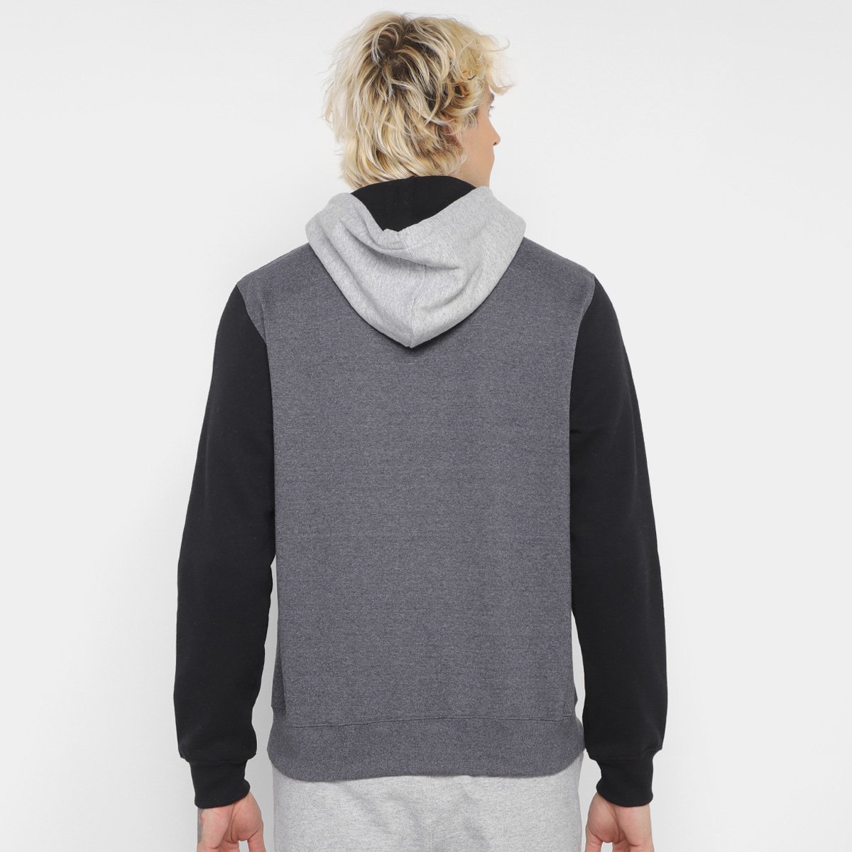 Moletom Quiksilver Block Company Capuz Masculino - Tam: M - 1