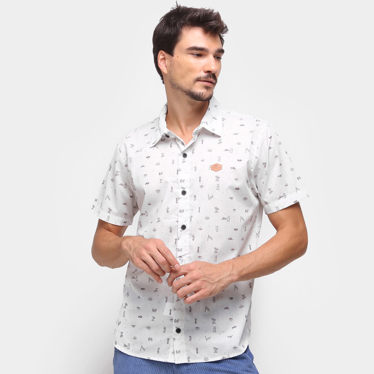 Camisa Natural Art Icones Masculina