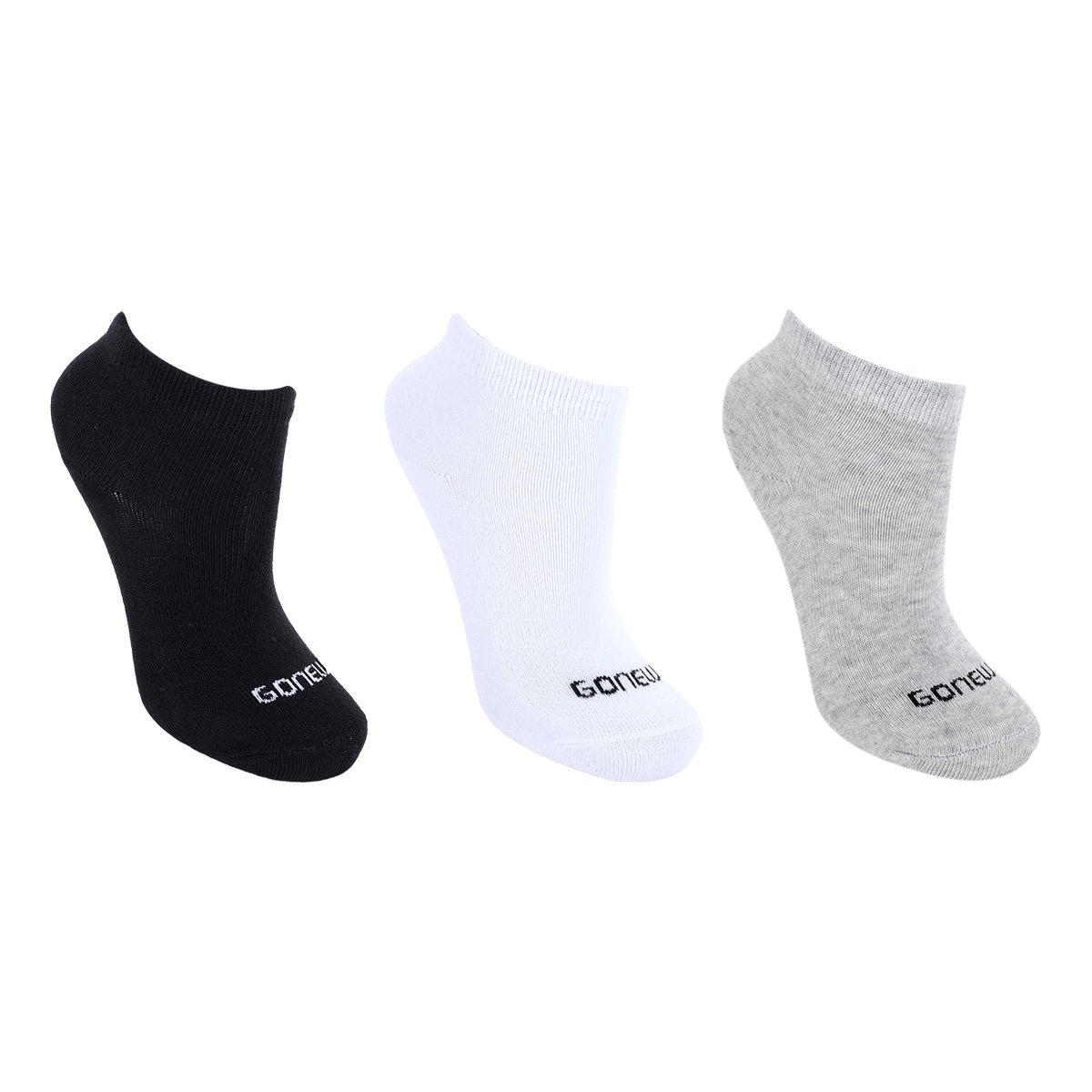 Kit Meia Infantil Gonew Cano Médio 3 Pares