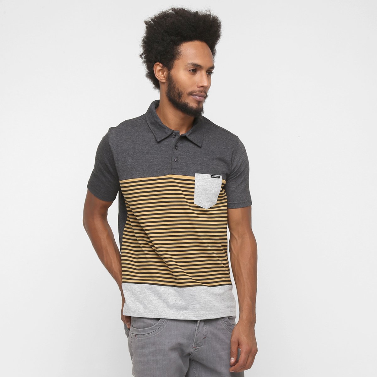 Camiseta Polo Oakley Mod Classic Block
