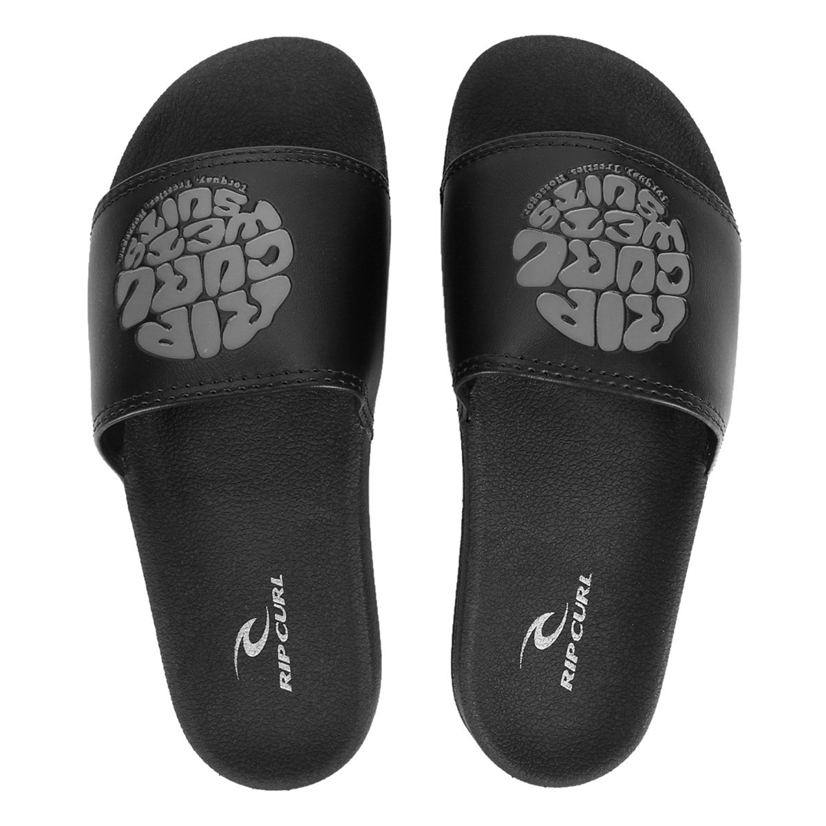 Chinelo Slide Rip Curl Round Logo Masculino