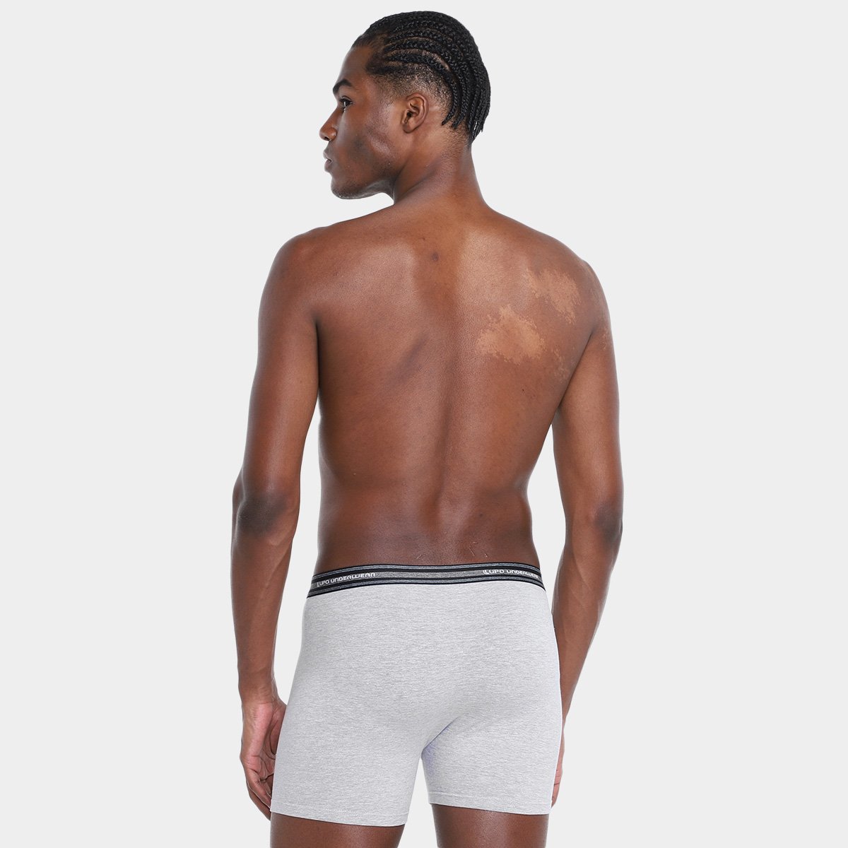 Kit Cueca Boxer Lupo Algodão Masculina - 4 Peças - Tam: P - 2