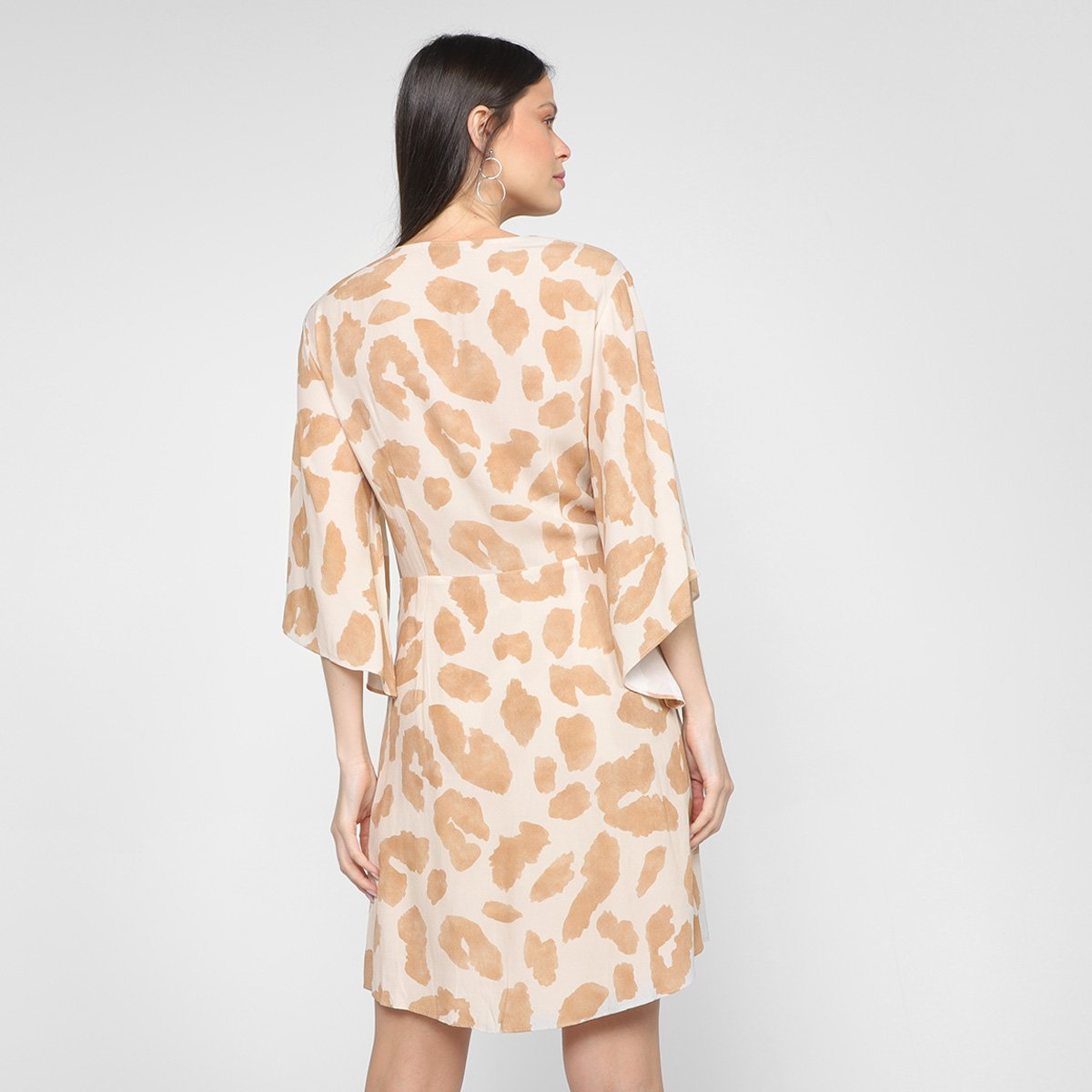 Vestido Curto All's Feline Transpassado Feminino - Tam: P - 1