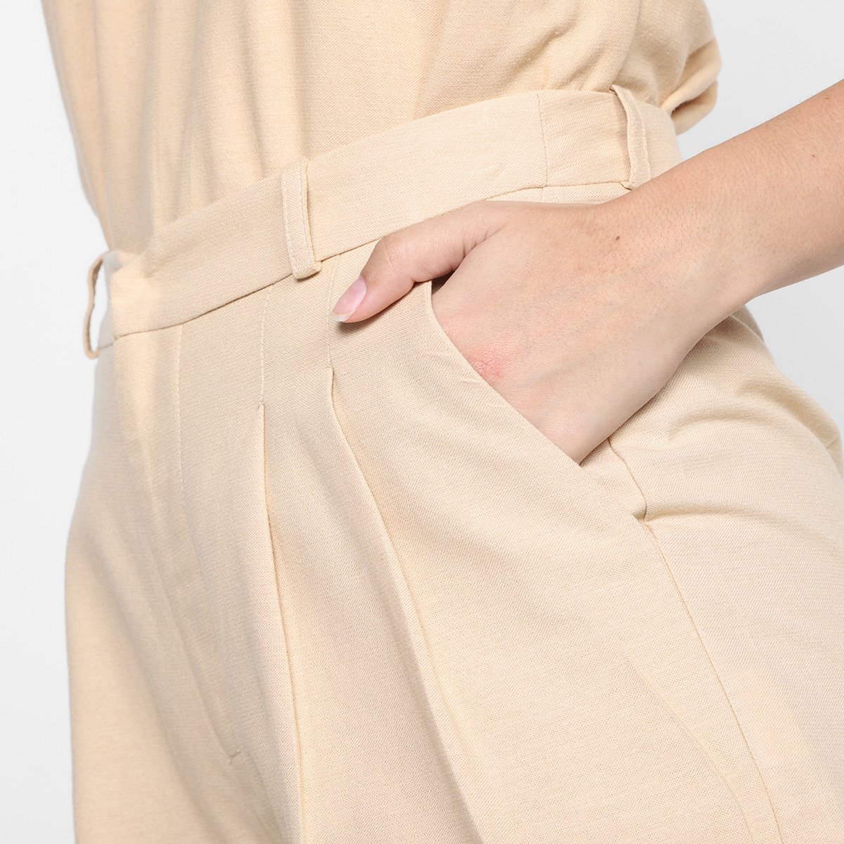 Shorts All's Com Pregas Liso Feminino - Tam: P - 3