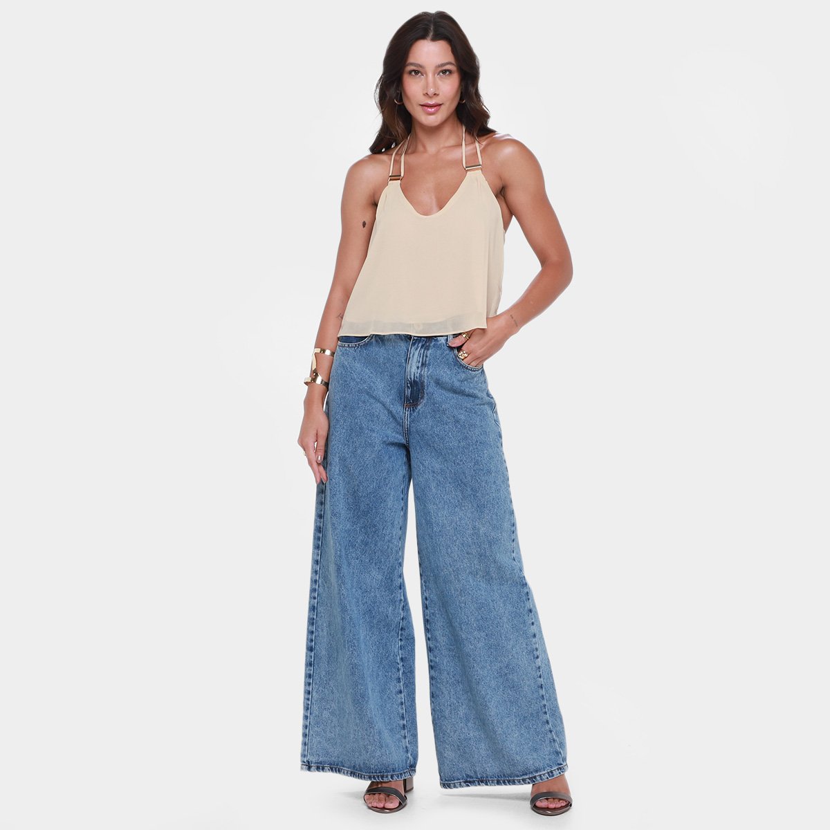 Regata All's Amarração Lisa Feminina - Tam: M - 4