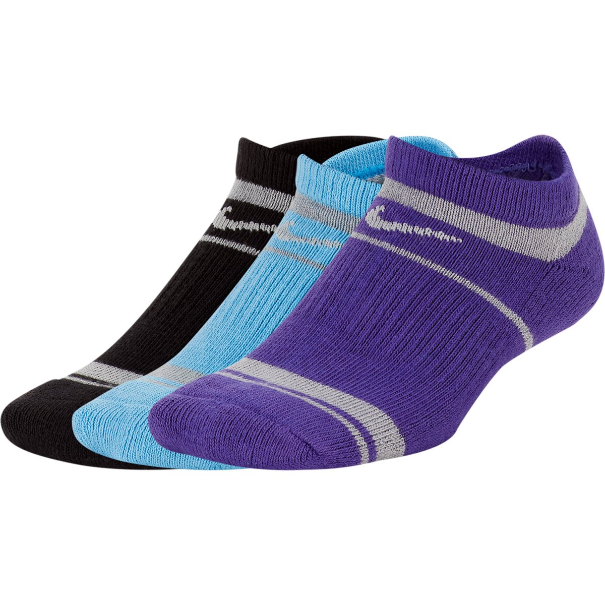 Kit Meia Infantil Nike Cano Curto Everyday Cush NS 3 Pares