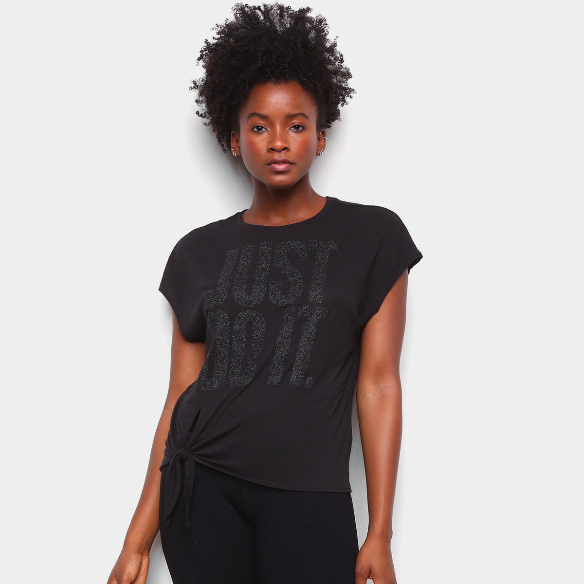 Camiseta Nike Dry Ss Top Tie Feminina
