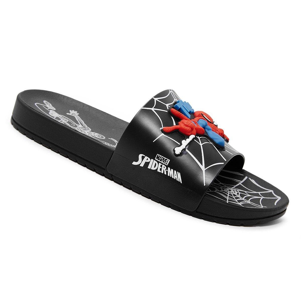 Chinelo Infantil Grendene Homem Aranha View II Gaspea Menino - Tam: 34 - 1
