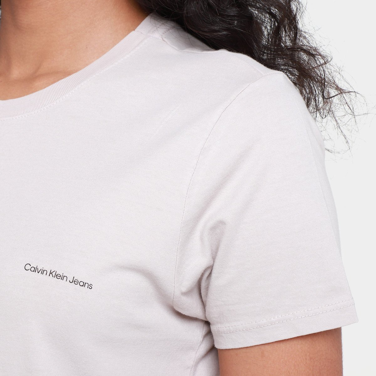 Camiseta Calvin Klein Micrologo Feminina - Tam: M - 2