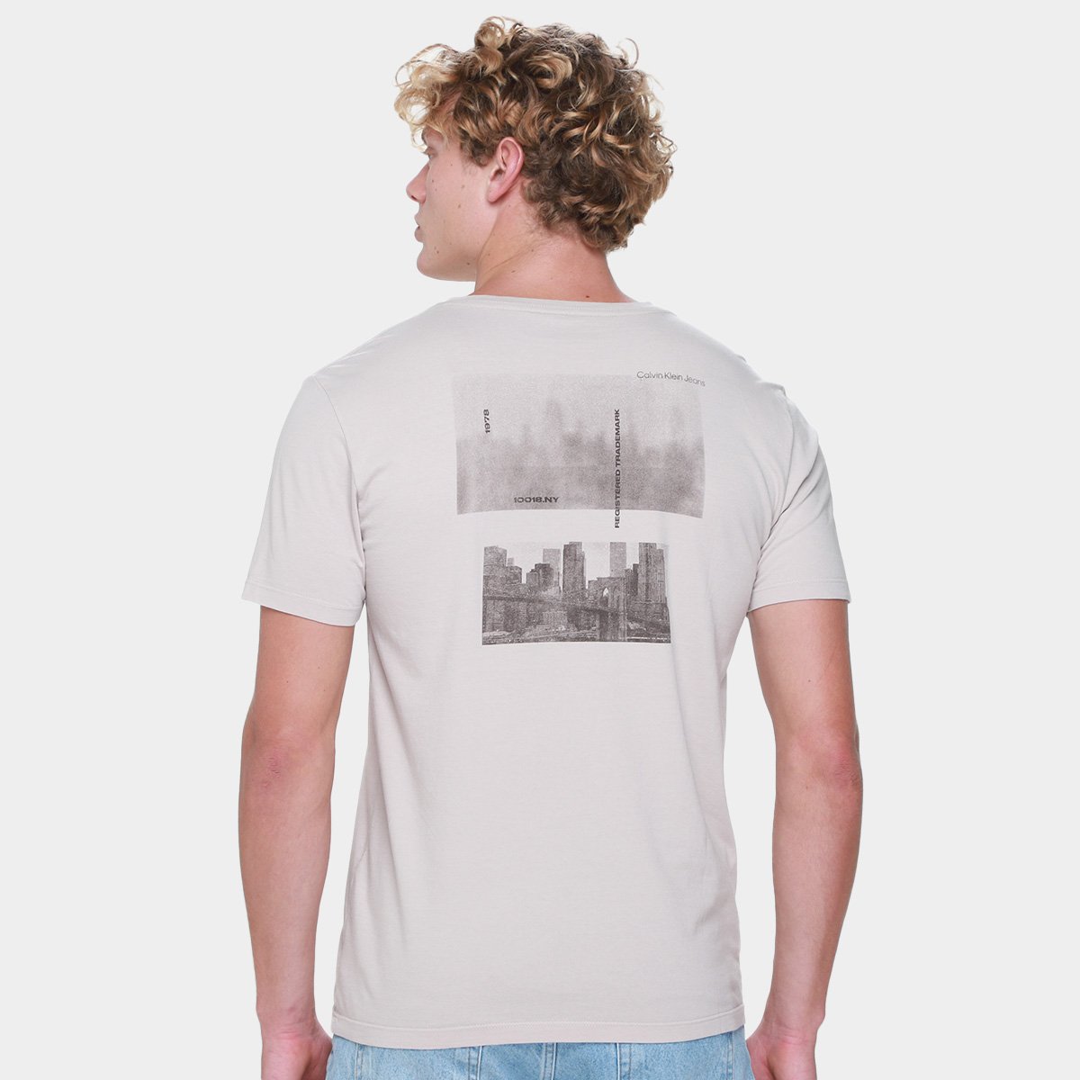 Camiseta Calvin Klein NYC Masculina - Tam: P - 1
