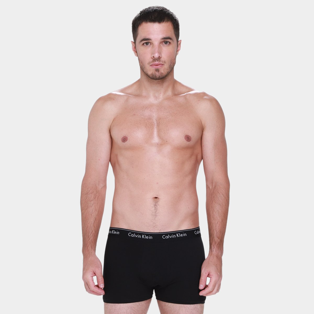 Kit Cueca Calvin Klein Trunk Modern Masculina -  2 Peças - Tam: P - 1