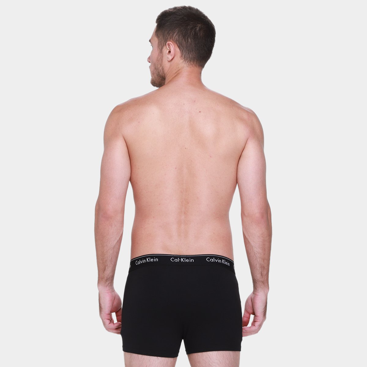Kit Cueca Calvin Klein Trunk Modern Masculina -  2 Peças - Tam: P - 2