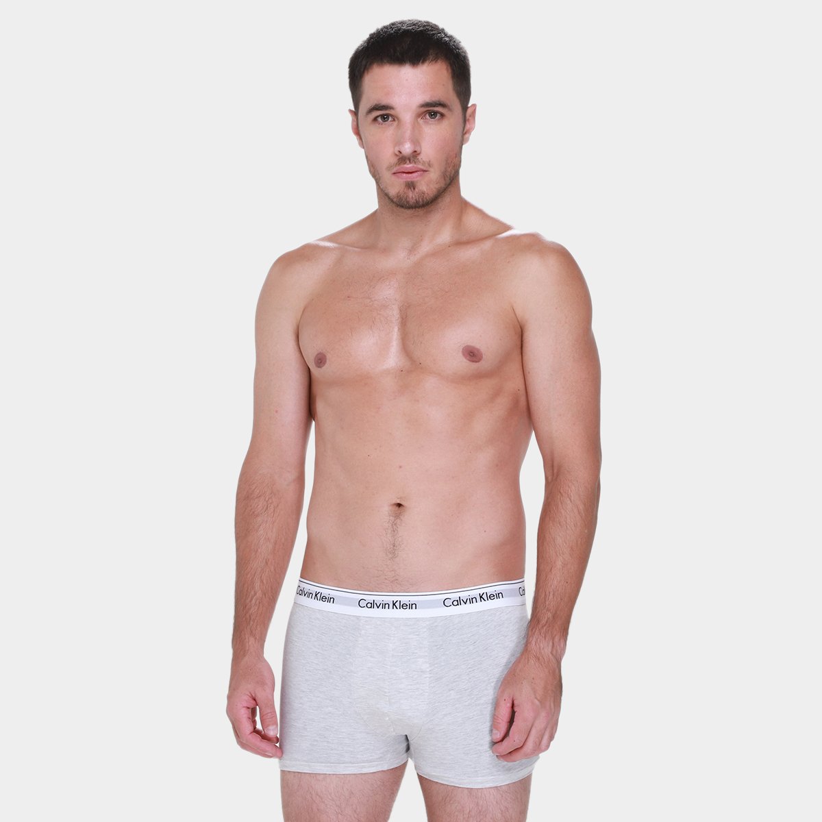 Kit Cueca Calvin Klein Trunk Modern Masculina -  2 Peças - Tam: P - 3