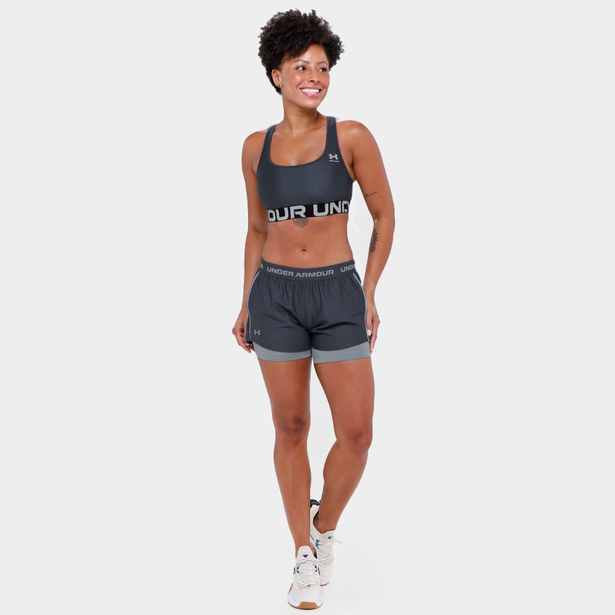 Shorts Under Armour Play Up Feminino - Tam: GG - 3