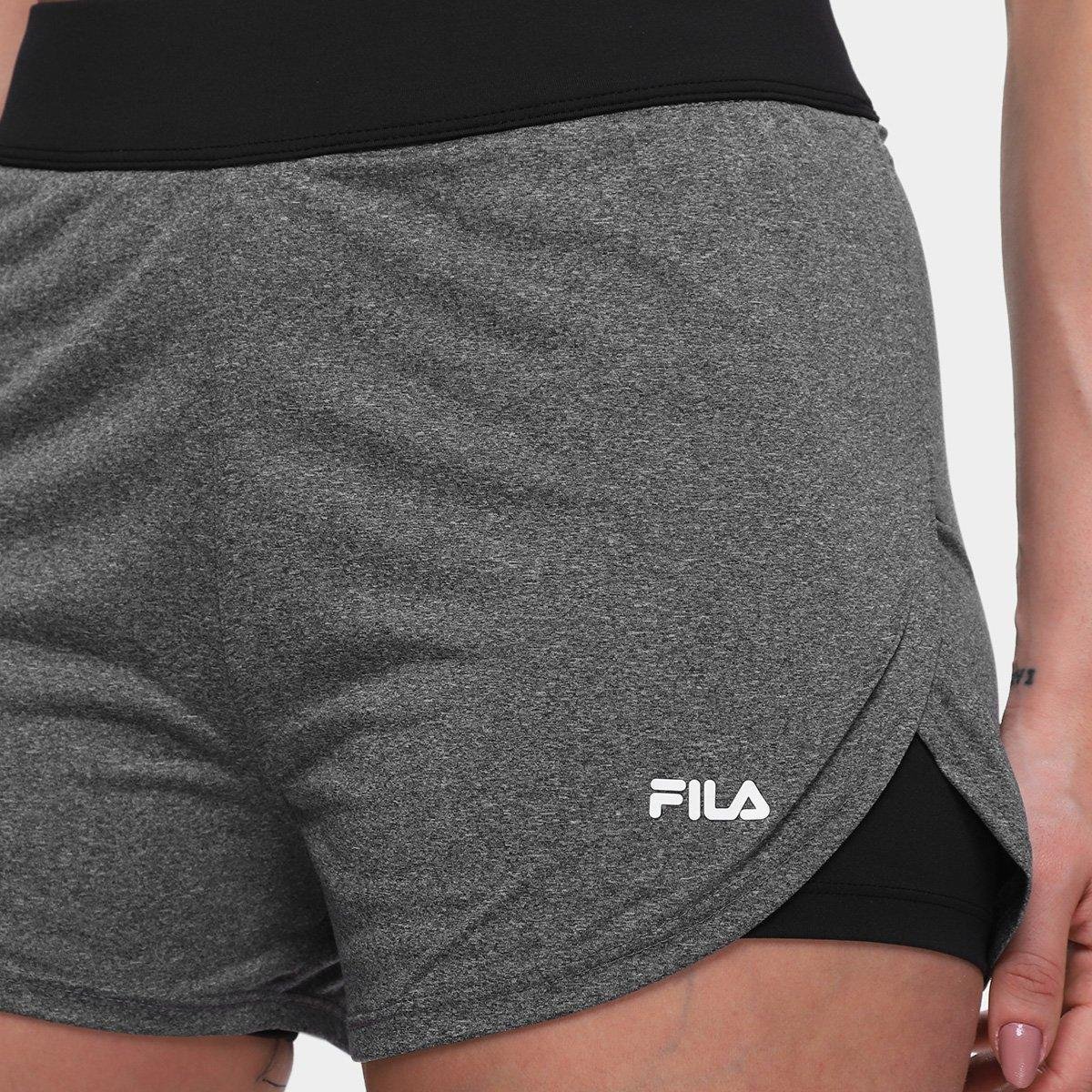 Shorts Fila Double Basic Train III Feminino - Tam: P - 2