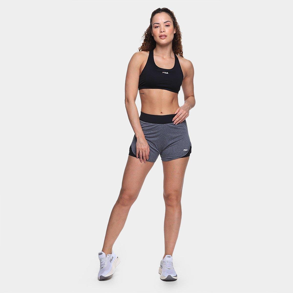 Shorts Fila Double Basic Train III Feminino - Tam: P - 3