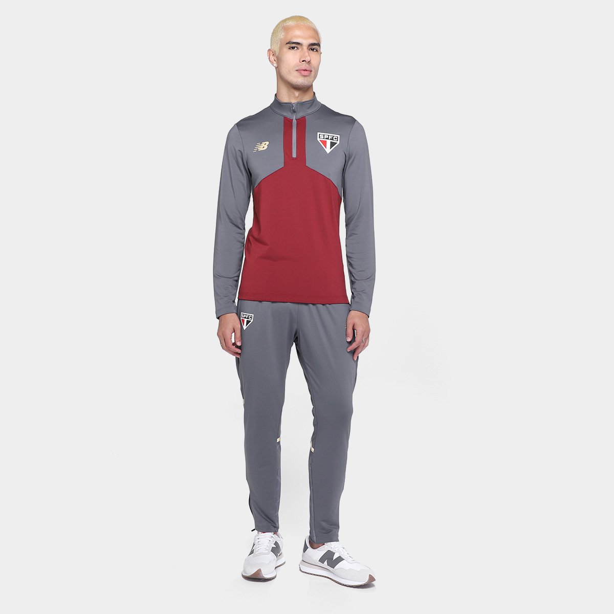 Blusa São Paulo 25/26 Treino New Balance Masculina - Tam: M - 4