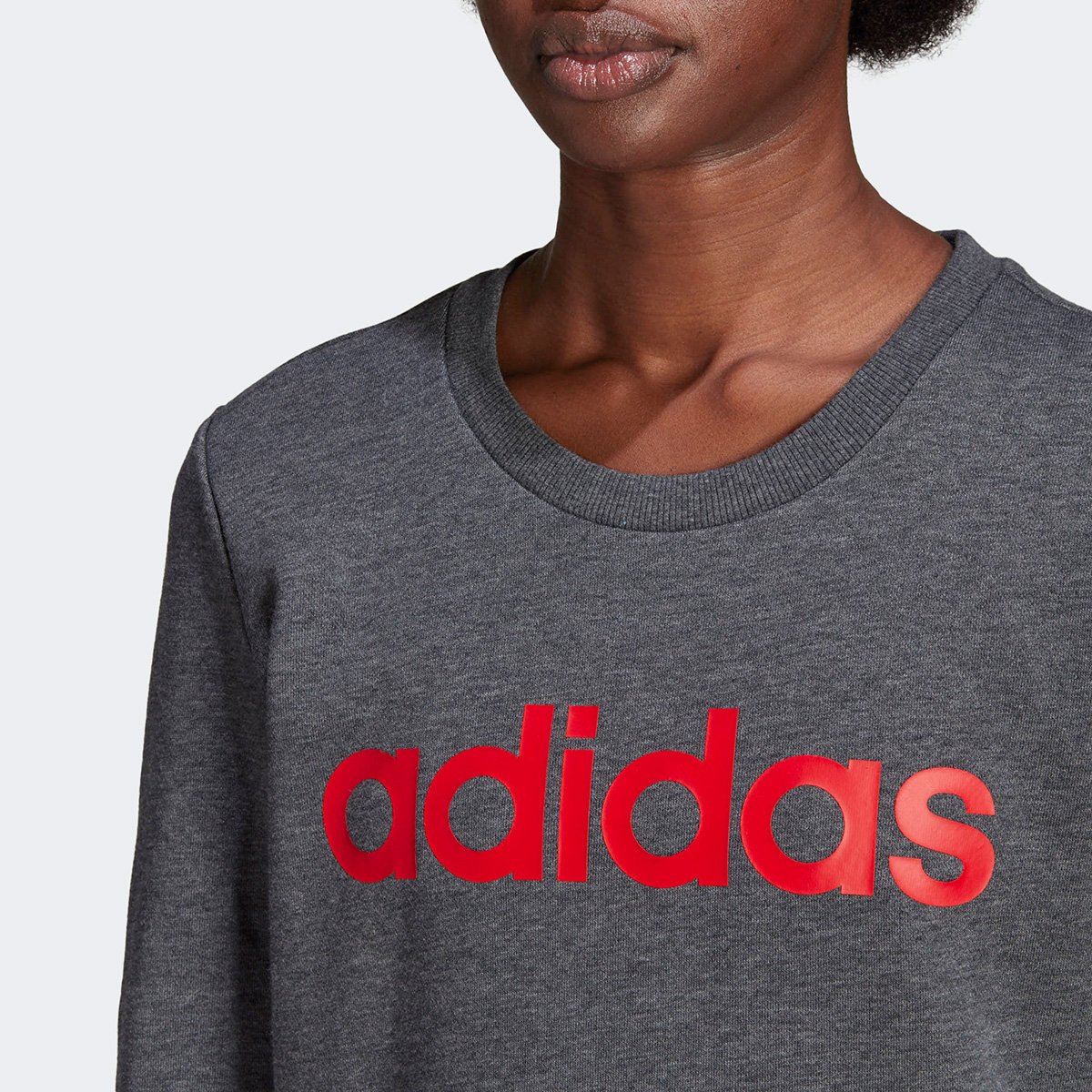 Moletom Adidas Logo Linear Feminino - Tam: P - 2