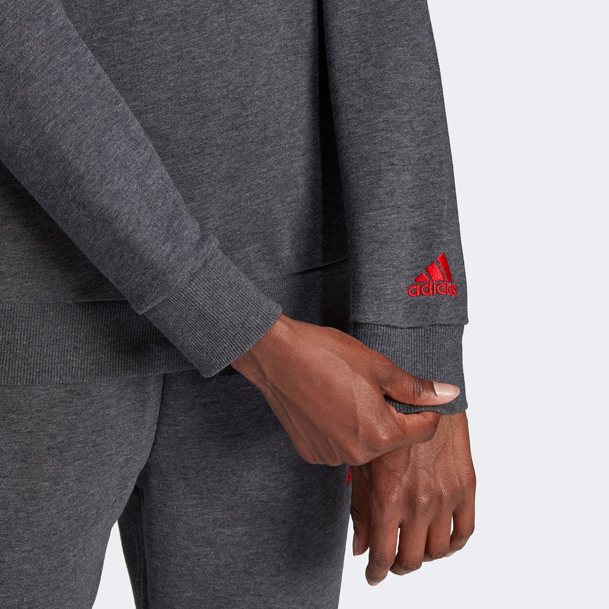 Moletom Adidas Logo Linear Feminino - Tam: P - 3
