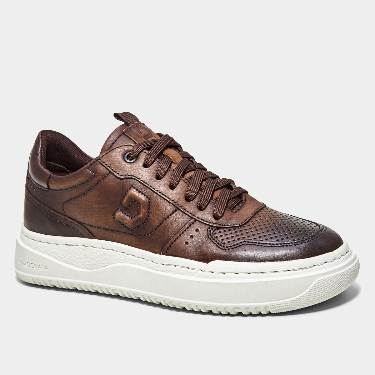 Tênis Couro Democrata Denim Block Masculino - Tam: 38 - 1
