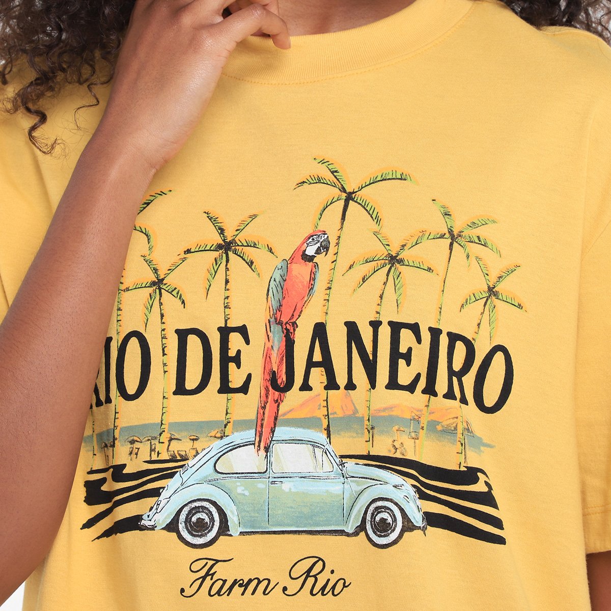 Camiseta Farm Brasileirinho Rio Feminina - Tam: P - 2