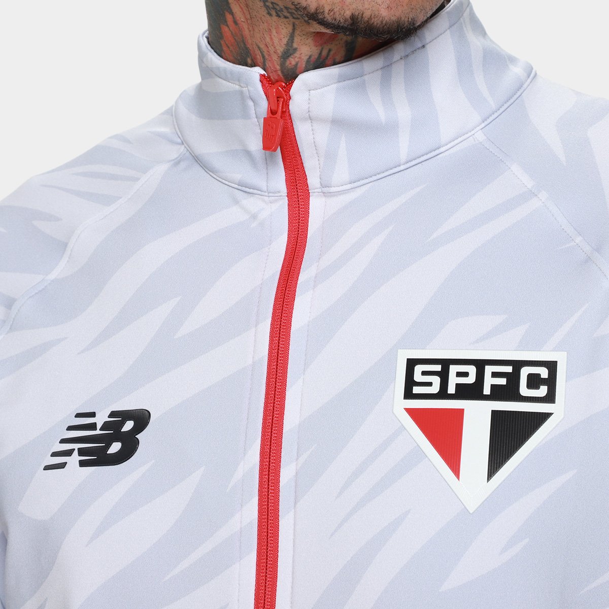 Jaqueta São Paulo 26/27 Pré Jogo New Balance Masculina - Tam: G - 2