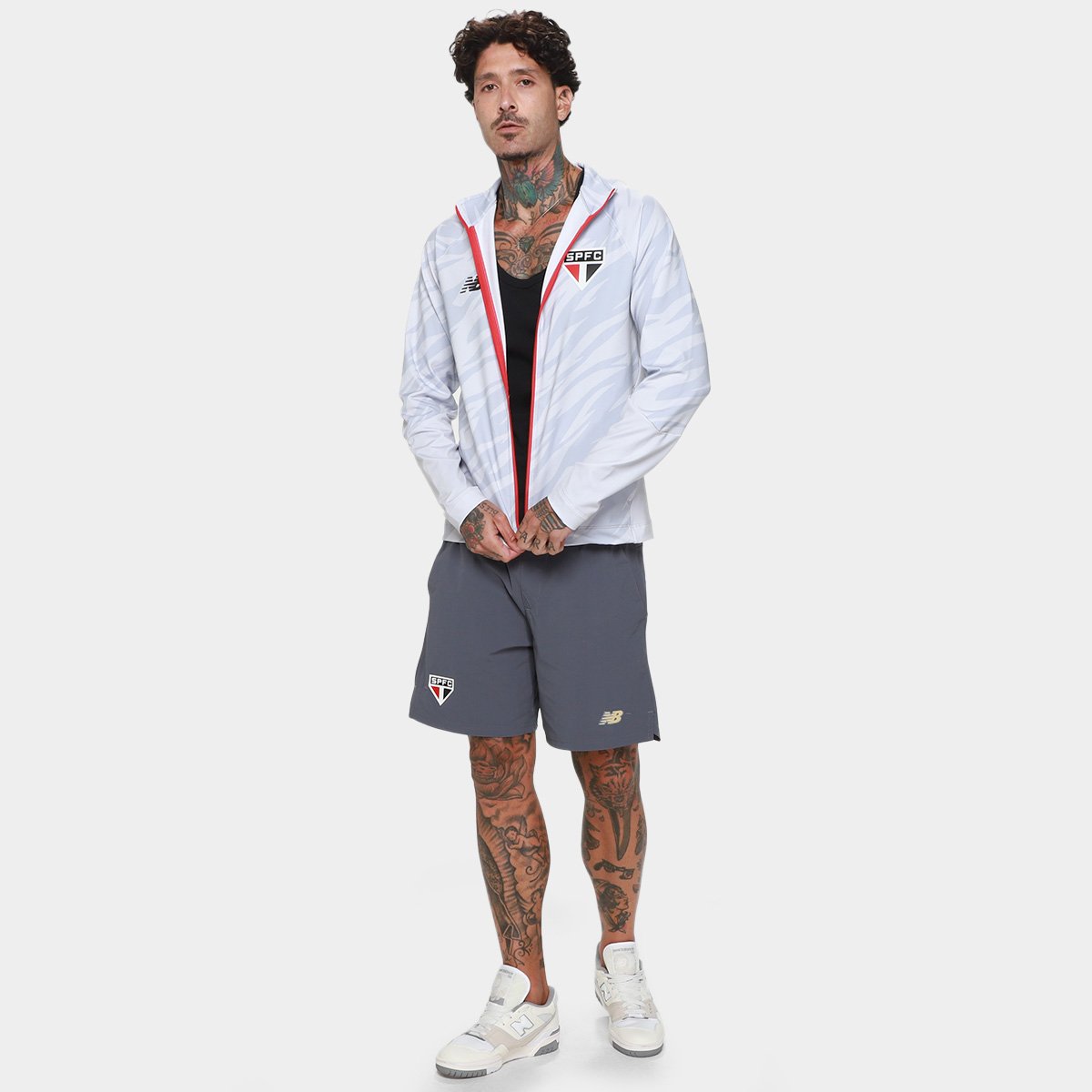 Jaqueta São Paulo 26/27 Pré Jogo New Balance Masculina - Tam: G - 4