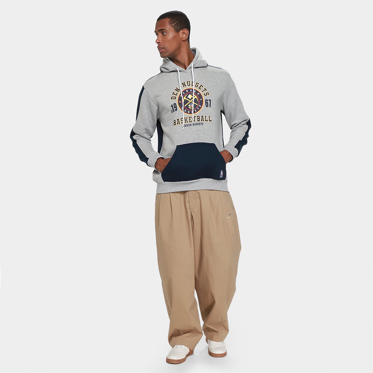 Moletom NBA Team Town Mitchell & Ness Masculino - Tam: GG - 4