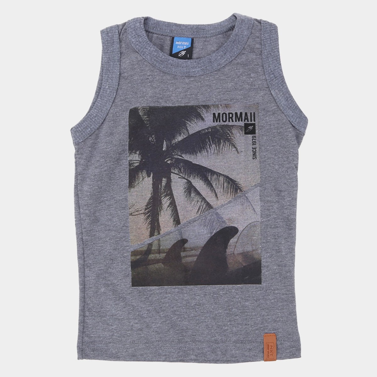 Regata Infantil Mormaii Estampada Coqueiro Masculina