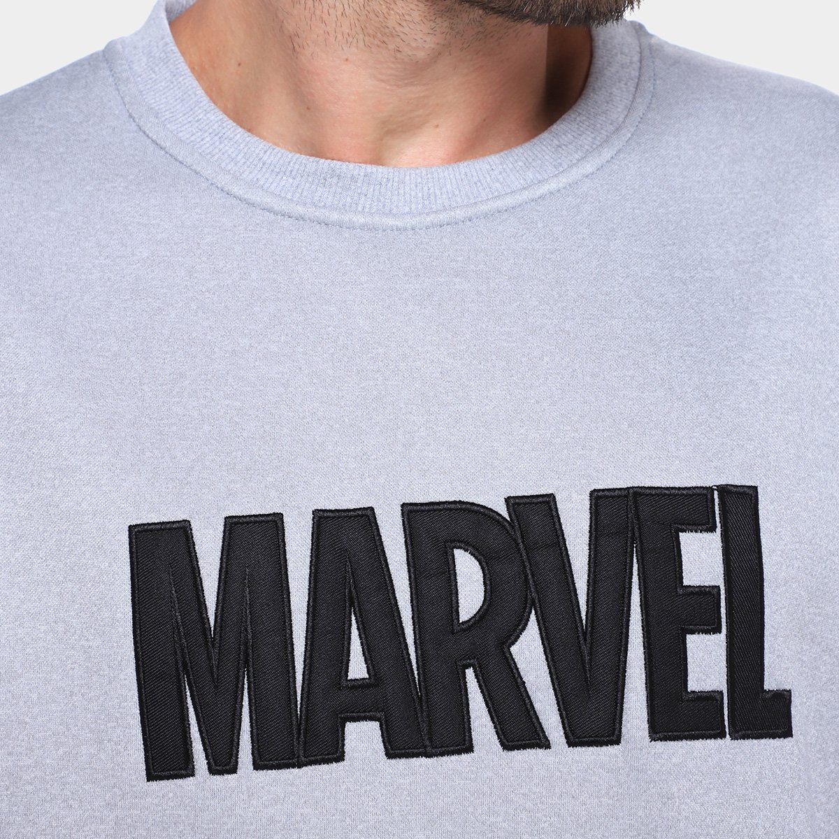 Moletom Mooncity Marvel Bordado Masculino - Tam: P - 2