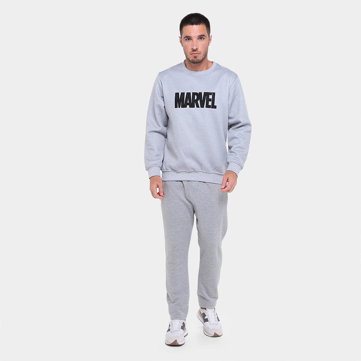 Moletom Mooncity Marvel Bordado Masculino - Tam: P - 3