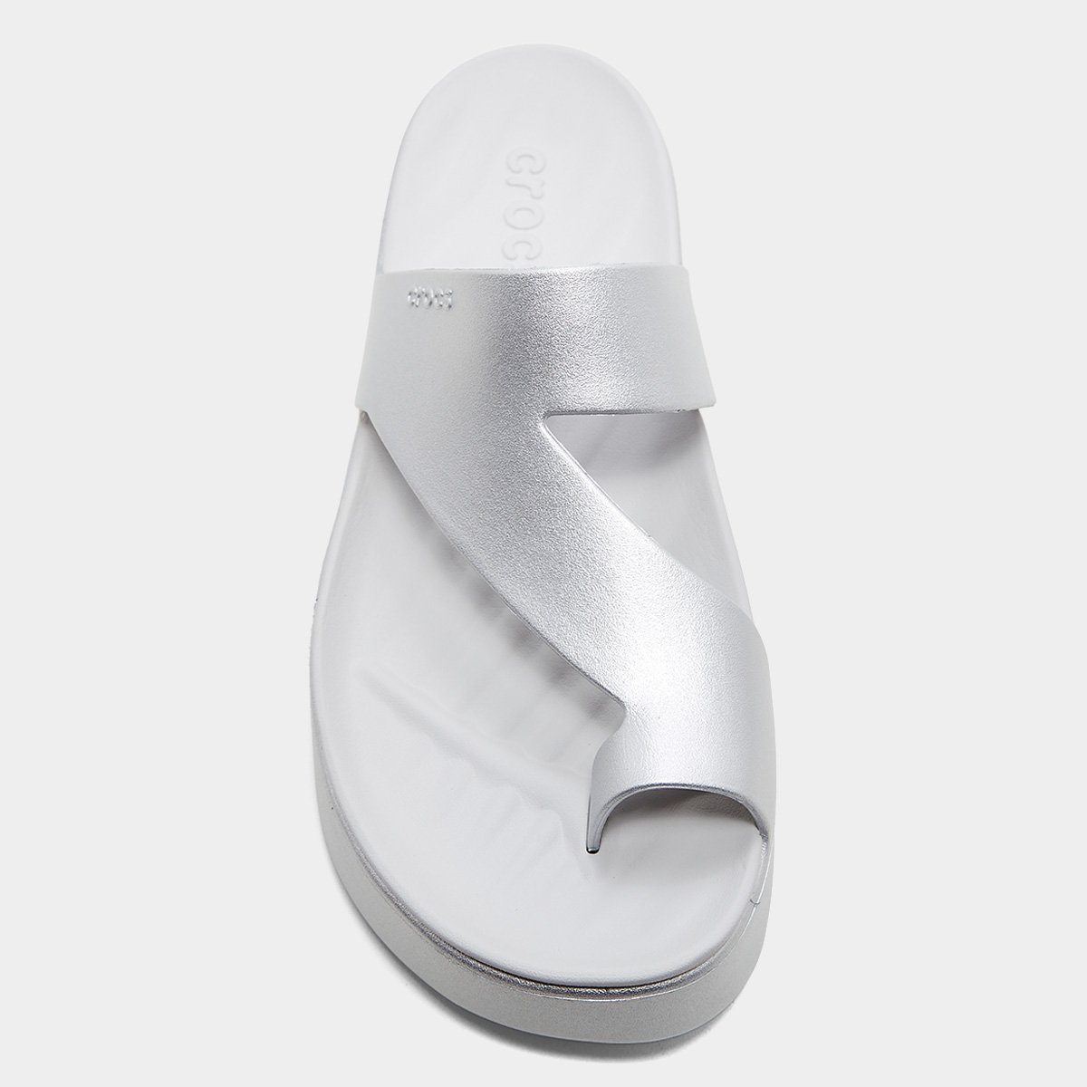 Sandália Crocs Getaway Metallic Platform Toe Loop Feminina - Tam: 39 - 2