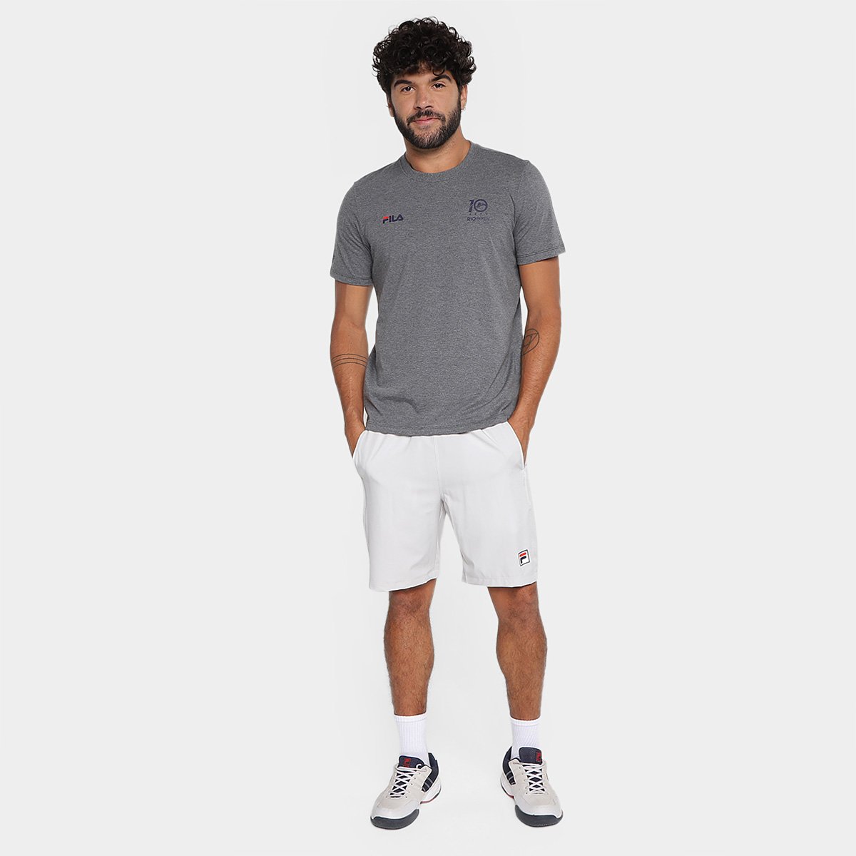 Bermuda Fila Player FBox II Masculina - Tam: GG - 3