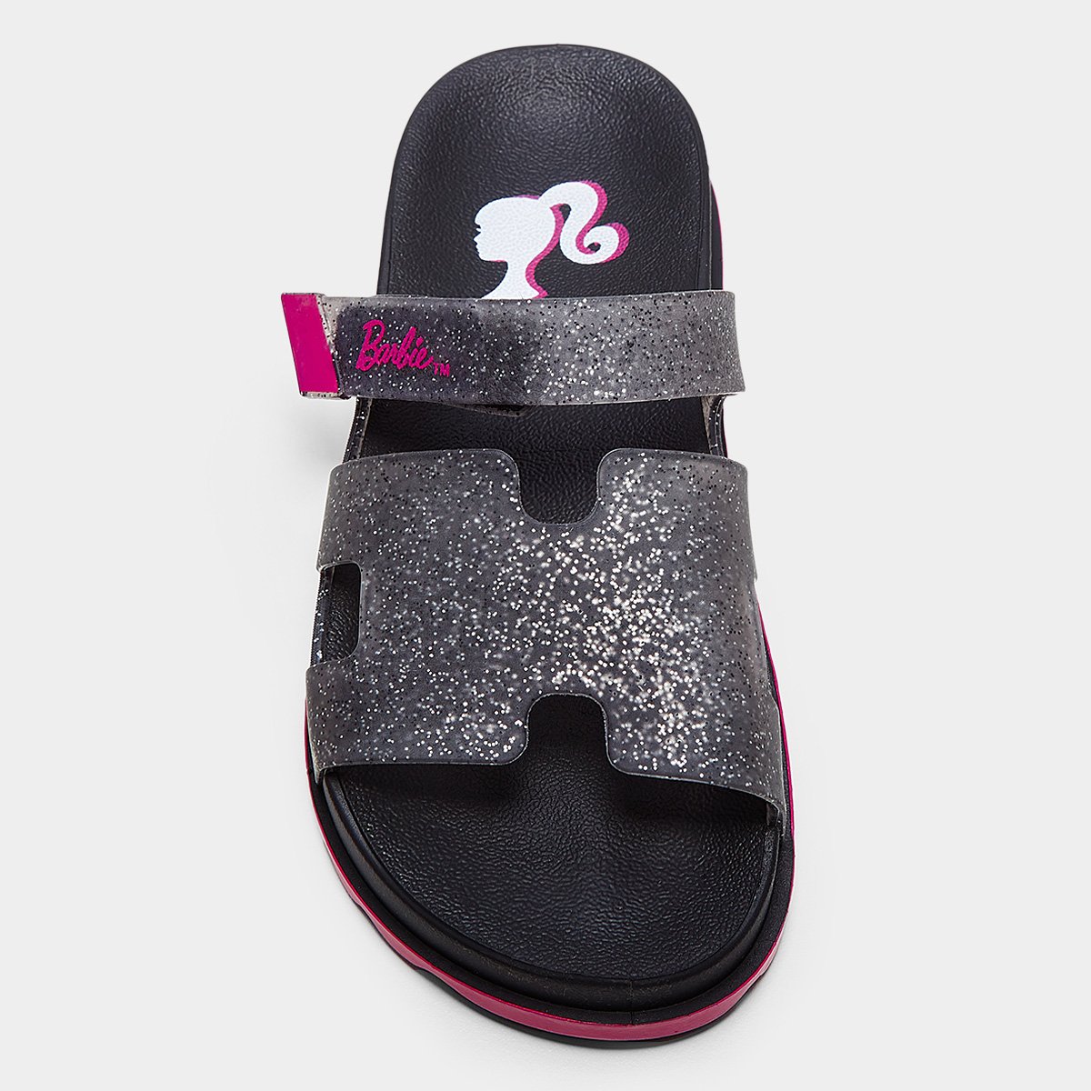 Sandália Slide Infantil Grendene Barbie Glam Menina - Tam: 29 - 2
