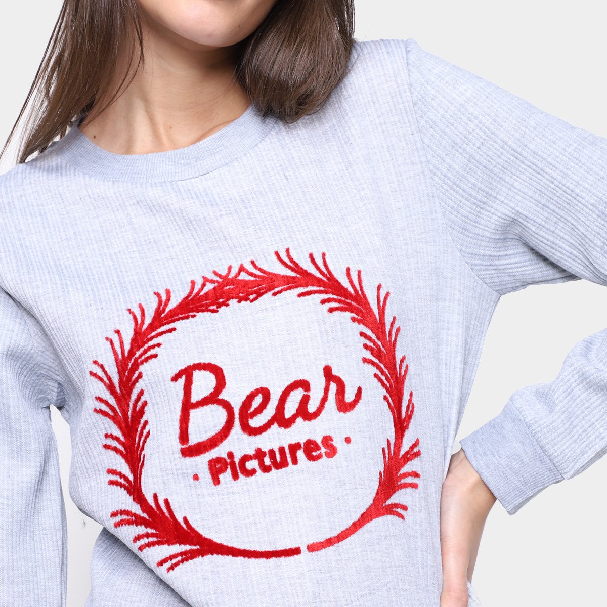 Moletom Allexia Básico Bear Pictures Feminino - Tam: P - 2
