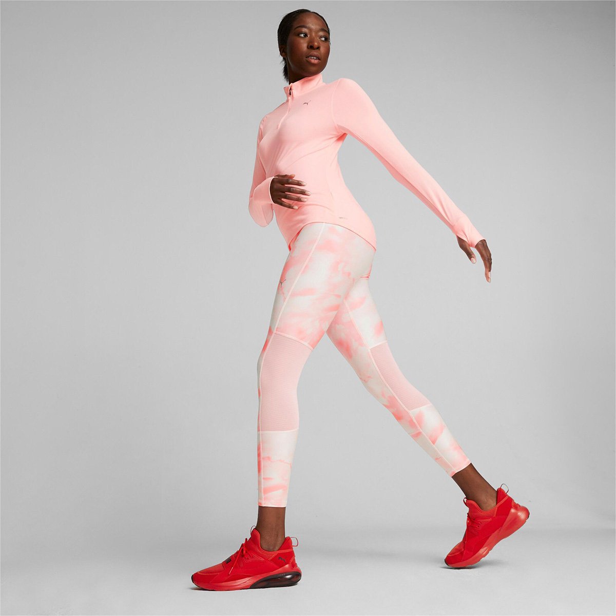 Jaqueta Puma Run Favorite 1/4 Zip Feminina - Tam: EP - 1