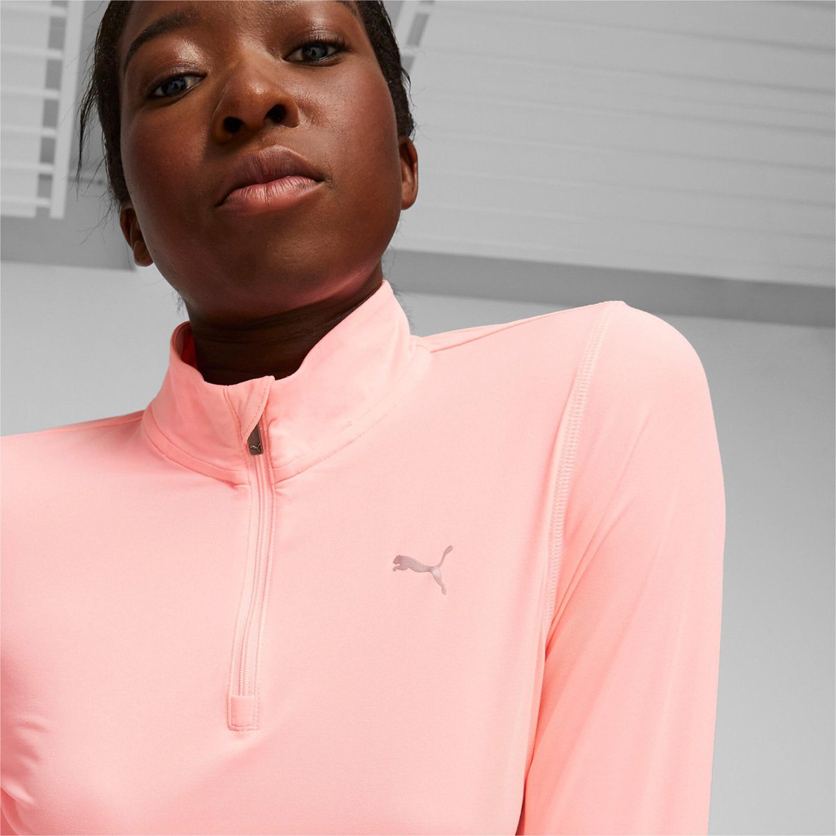 Jaqueta Puma Run Favorite 1/4 Zip Feminina - Tam: EP - 2