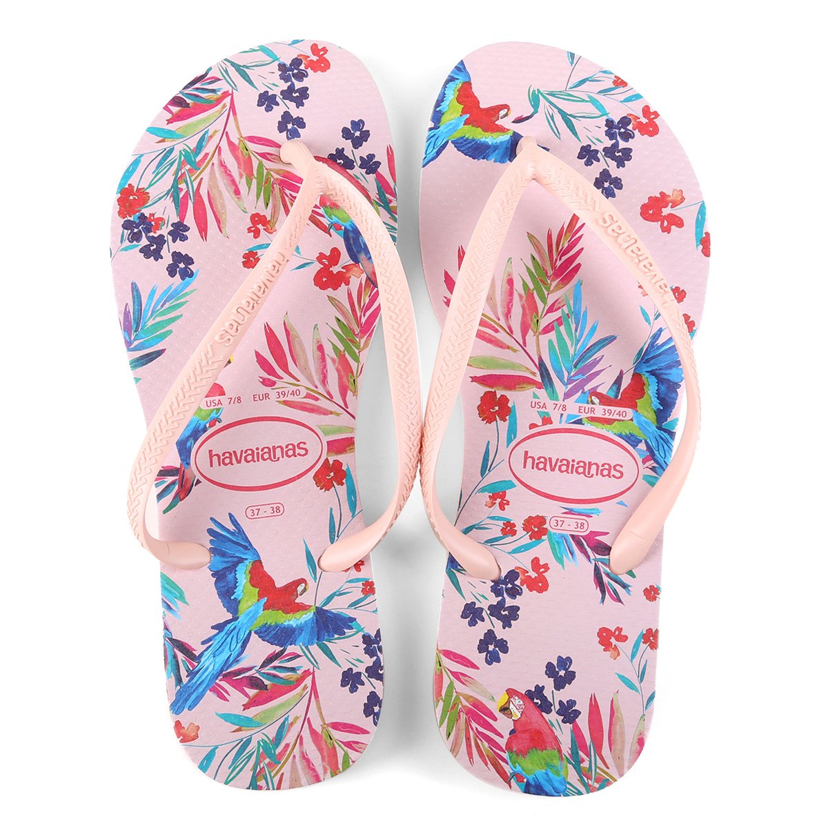 Chinelo Havaianas Tropical Floral Feminino