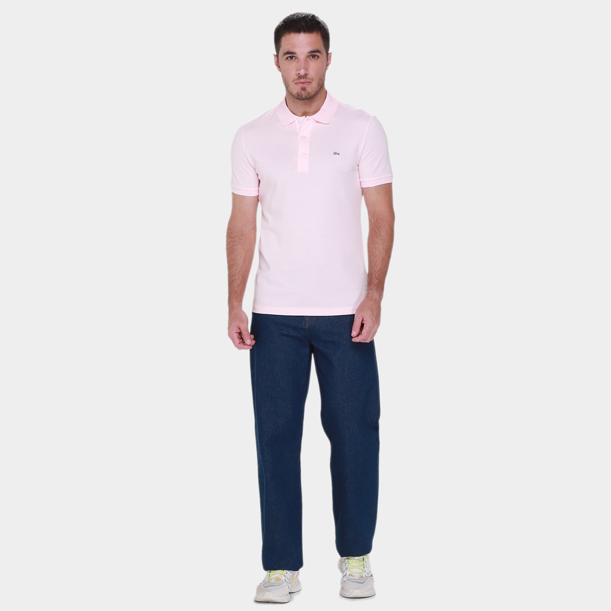Camisa Polo Lacoste Slim Fit Masculina - Tam: P - 3