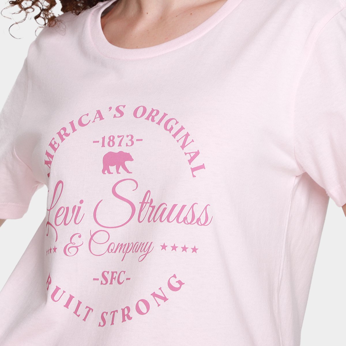 Camiseta Levis Perfect Tee Feminina - Tam: P - 2
