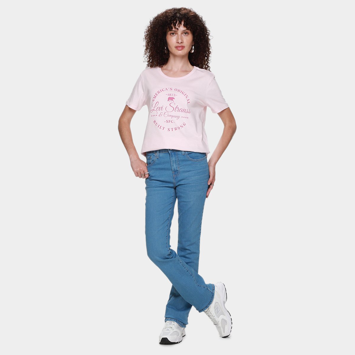 Camiseta Levis Perfect Tee Feminina - Tam: P - 3