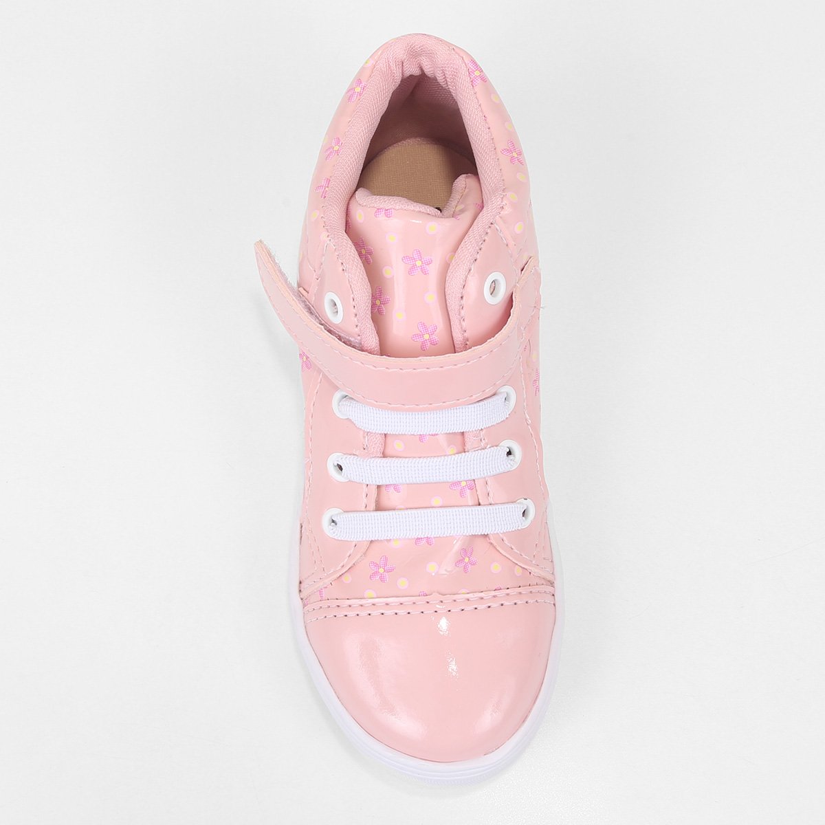 Tênis Infantil Tininha Floral Cano Médio Menina - Tam: 21 - 3