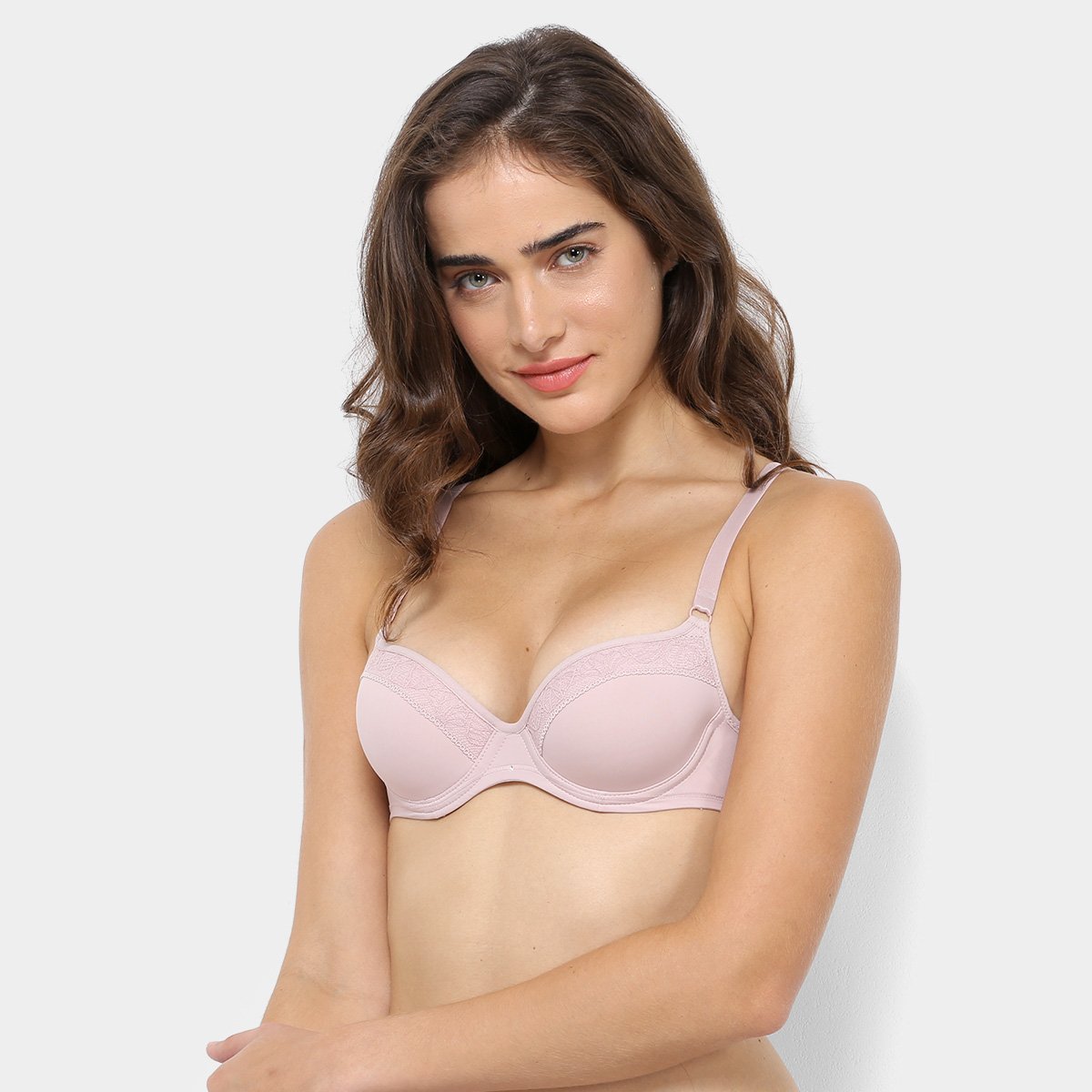 Sutiã Liz Lift Com Bojo Renda French Design 51501