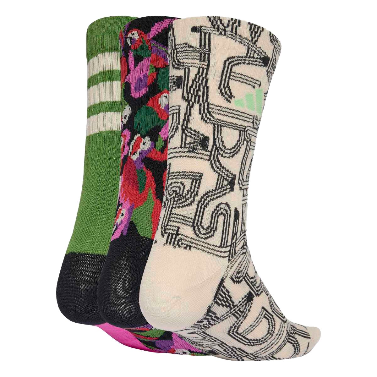 Kit Meia Adidas Farm Feminina - 3 Pares - Tam: 37/39 - 1