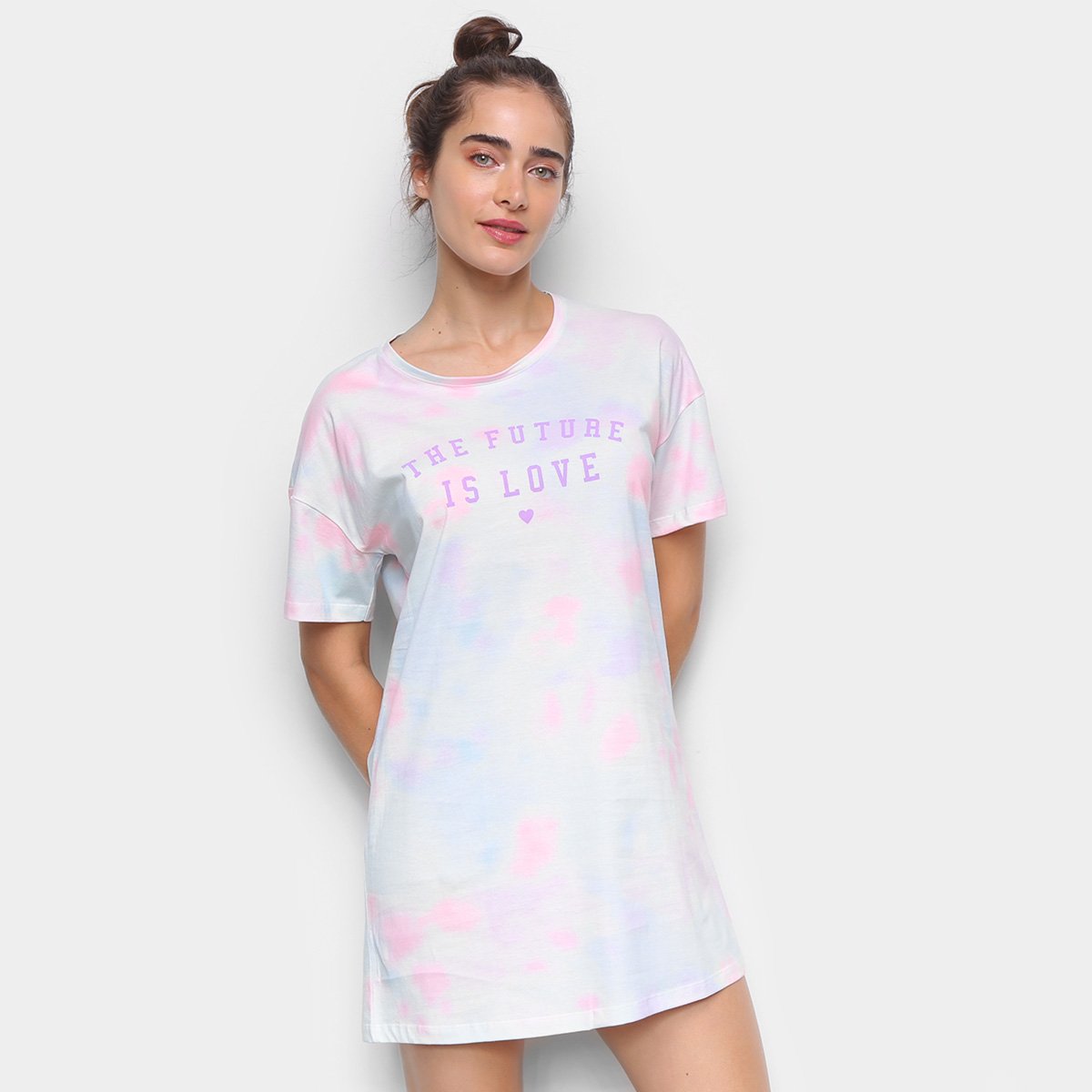 Camisola Camisetão Cor Com Amor The Futute Is Love